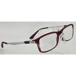 Ray-Ban RB7017 5773 Red Burgundy Eyeglasses Frames 54-17 140 Made in Italy E1